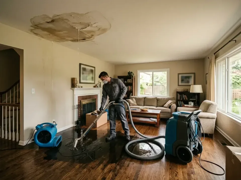 attic-pipe-burst-ceiling-drip-008 — frequently asked questions, Water Damage Restoration & Carpet Care in Sheldon, IA